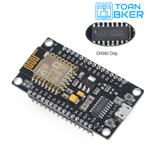 Node MCU chip nạp CH340 - ESP8266 - Học IoT cơ bản