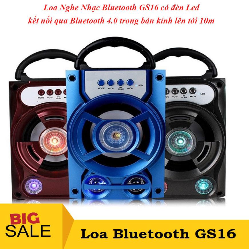 Loa hat karaoke, Loa Kéo Di Động, Mua Ngay Loa bluetooth nghe Nhạc Cực Đỉnh GS16 , Âm Thanh Trung Thực, Bass Căng , Loa Nghe Nhạc Không Dây , Mua Ngay Loa GS 16 Cao Cấp, Bảo hành 12 Tháng Bởi Lucky Store SG.