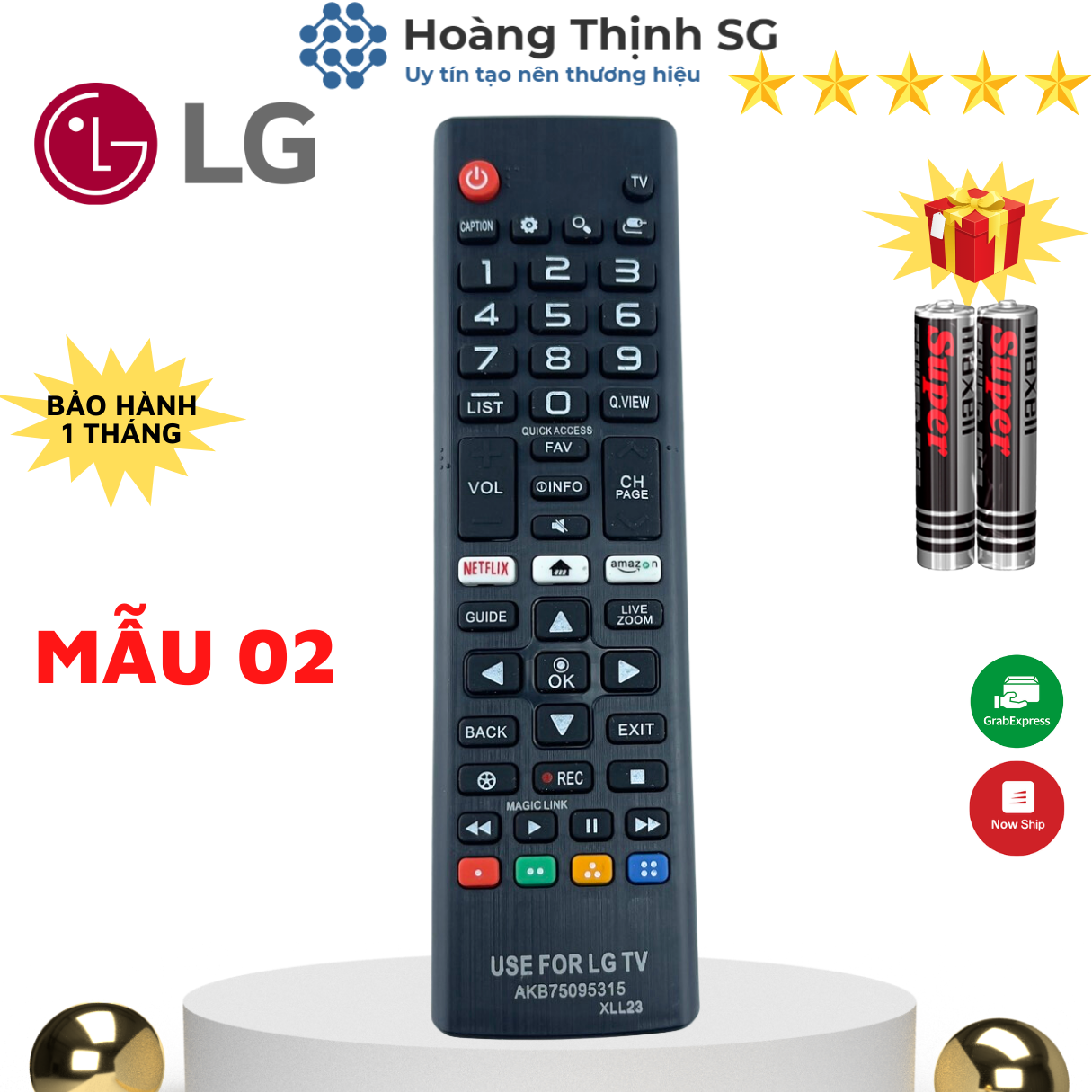 Remote điều khiển tivi LG SMART 2018, điều khiển TV LG các dòng Led / LCD - Tặng kèm pin