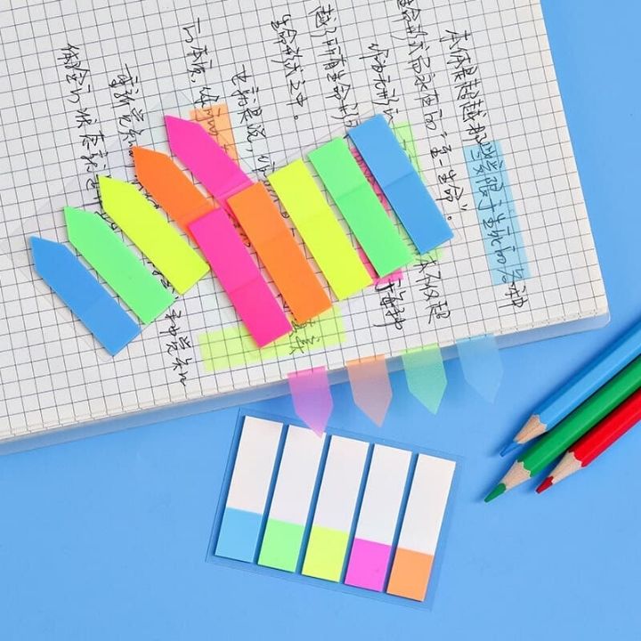 Giấy Đánh Dấu Trang Giấy Note Đánh Dấu Trang Giấy Note Mũi Tên 5 màu