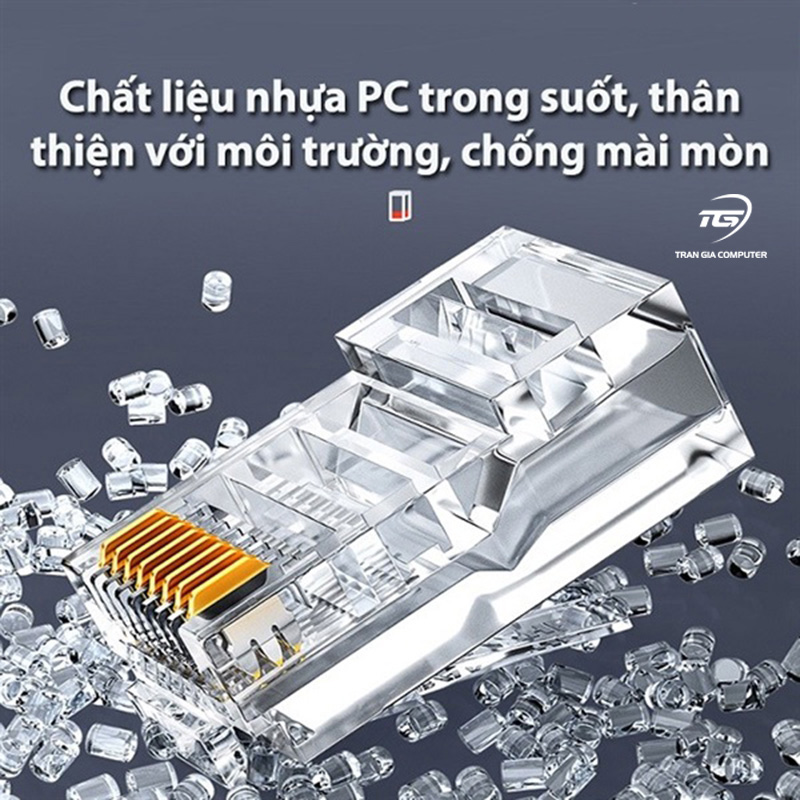 Hạt mạng RJ45 cho dây CAT6 (50 chiếc/túi) Ugreen 50962