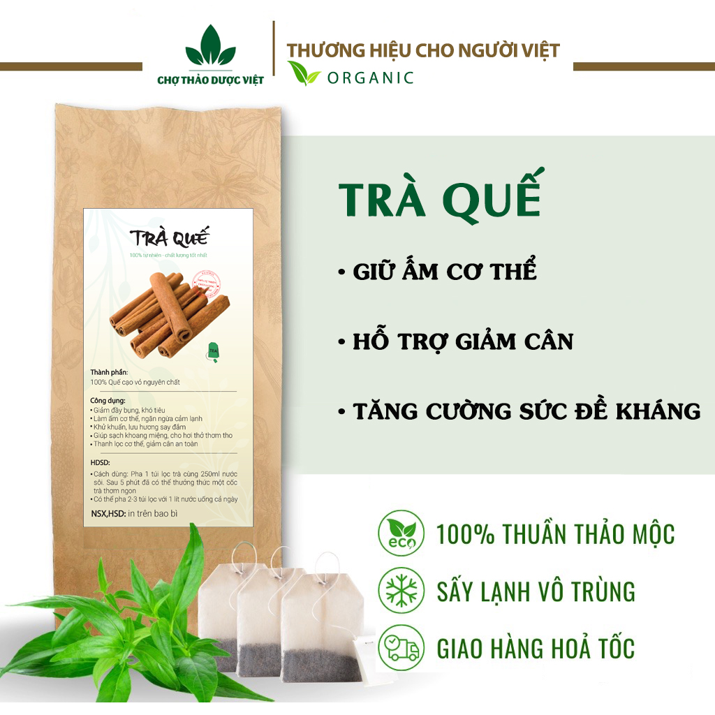 Trà quế túi lọc - Chợ Thảo Dược Việt