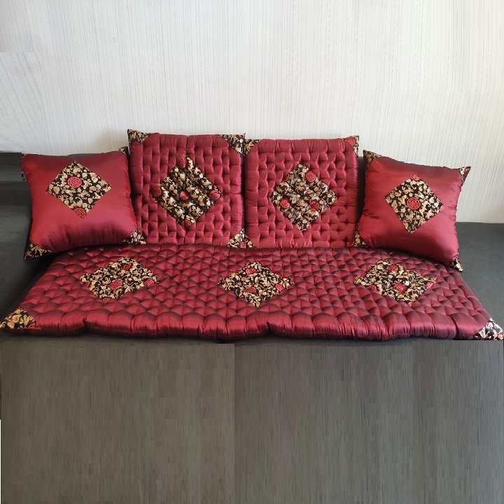 [HCM]bộ nệm lót ghế gỗ 1m6 - nệm lót ghế salon gỗ