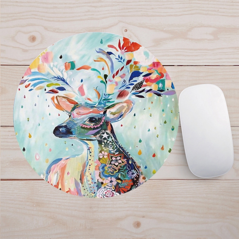 Cheap mousepad super easy to use round mouse pad 20x20cm-Hause