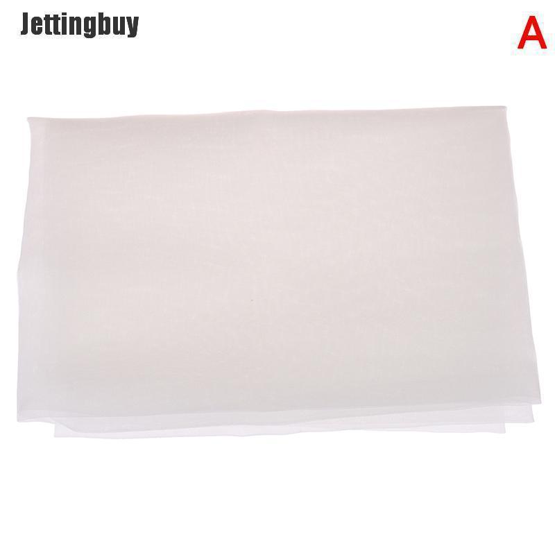 Jettingbuy 80/120 Mesh Nylon Filter Mesh Cloth Fabric Water Liquid Strain Polyester White