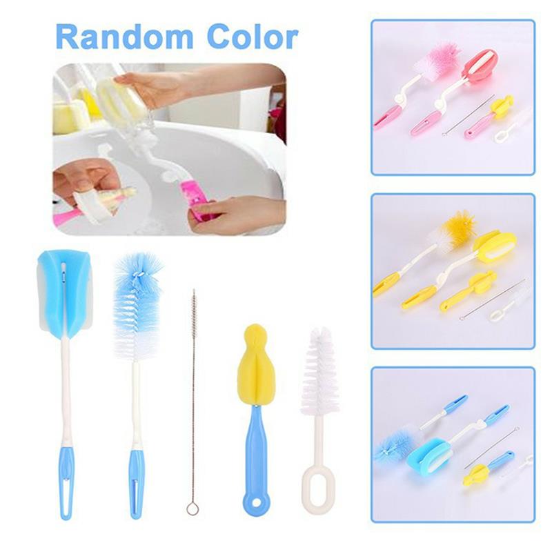 [HCM]Cọ bình sữa 4 chi tiết dụng cụ vệ sinh bình sữa