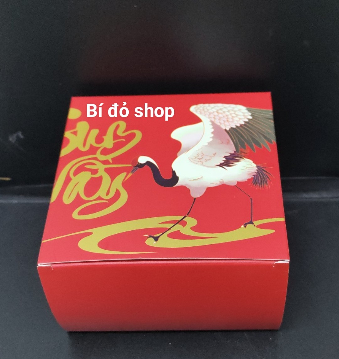 50 hộp đựng 1 bánh trung thu 150g - 250g hộp con bánh trung thu - bí đỏ shop dụng cụ làm bánh