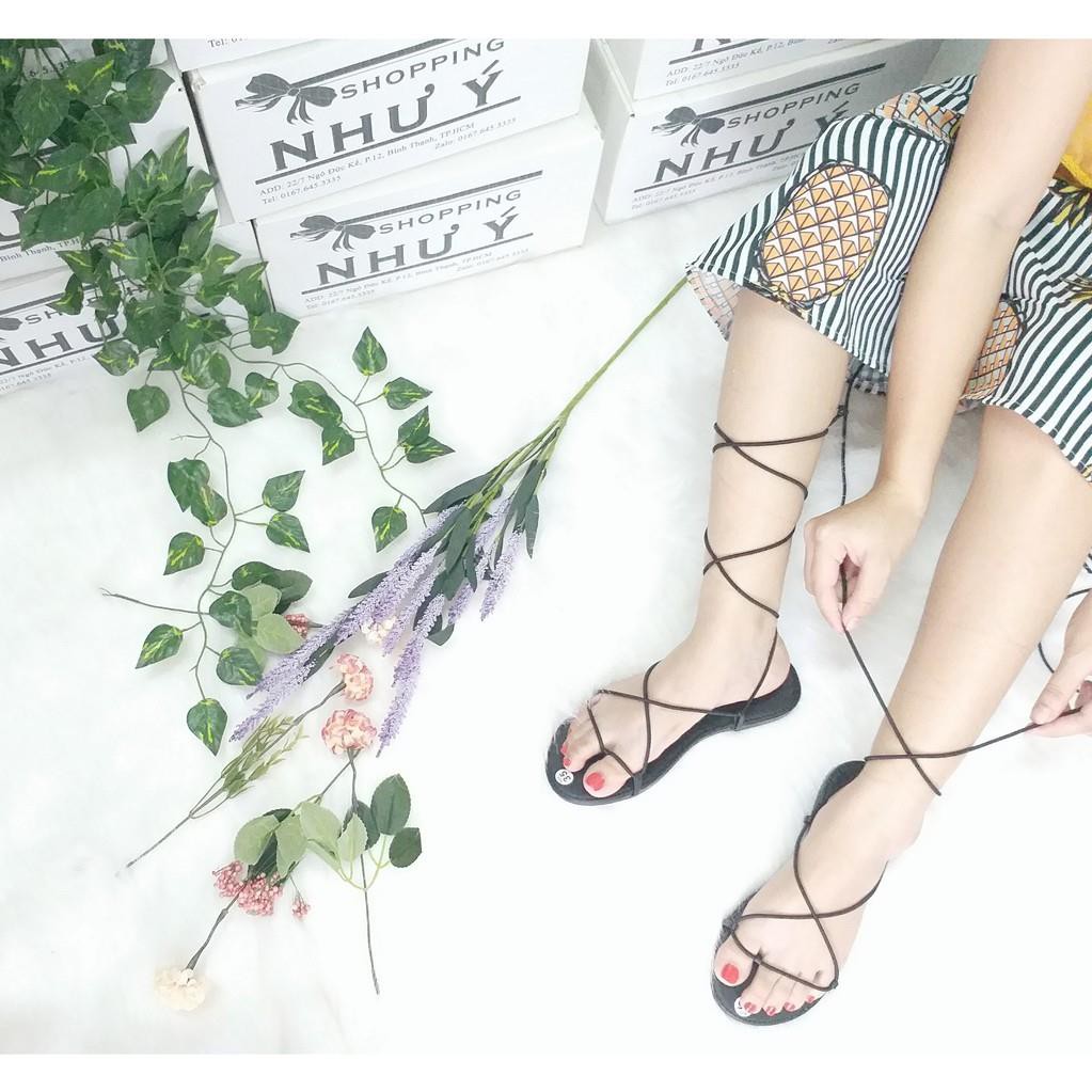 Sandal thắt dây bản ngang SD-0052