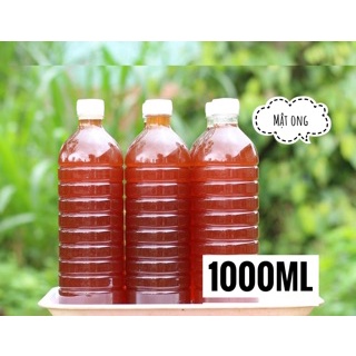 Chai nhựa 1000ml nắp đen- trắng