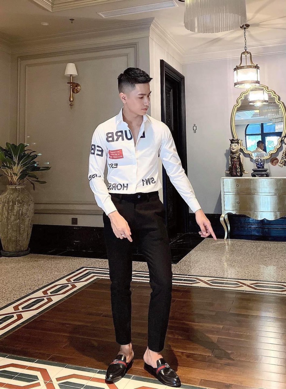Sơ mi nam tay dài cao cấp lên phom cực sịn sò