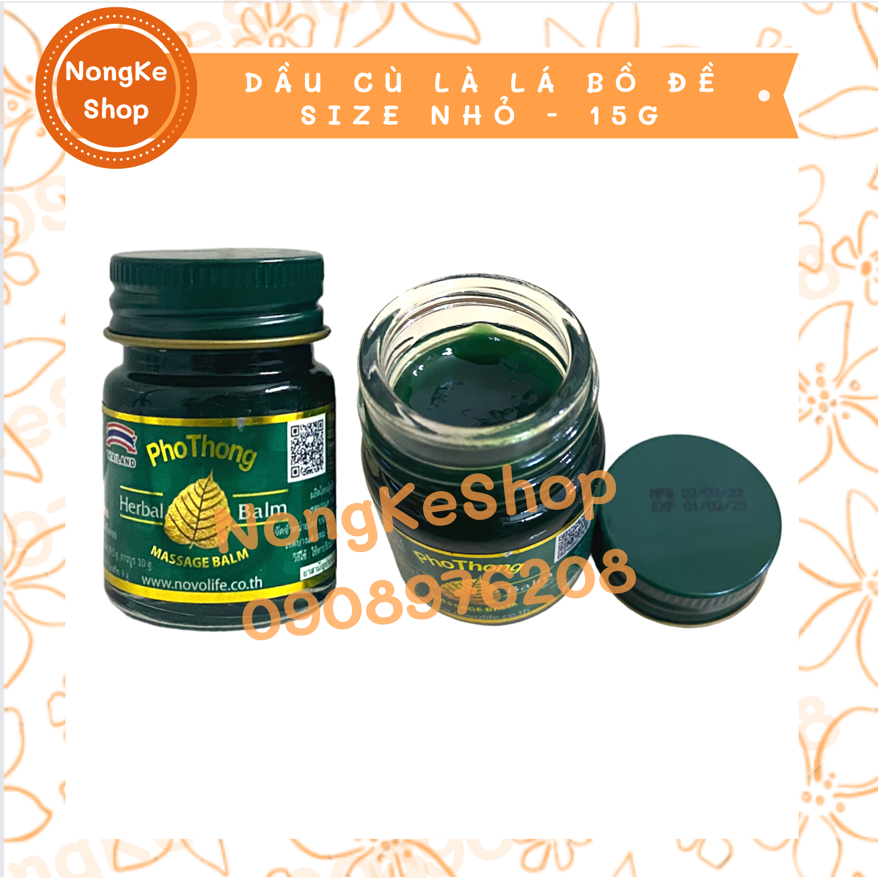 DẦU CÙ LÀ LÁ BỒ ĐỀ 15GR THÁI LAN