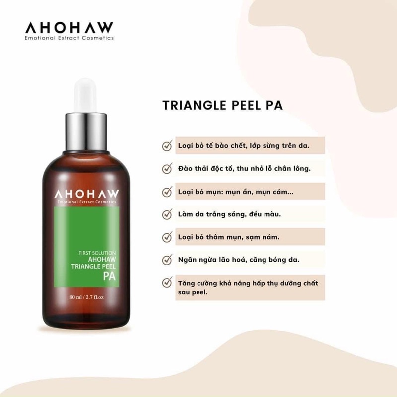 Tinh chất peel da Ahohaw Triangel Peel PA
