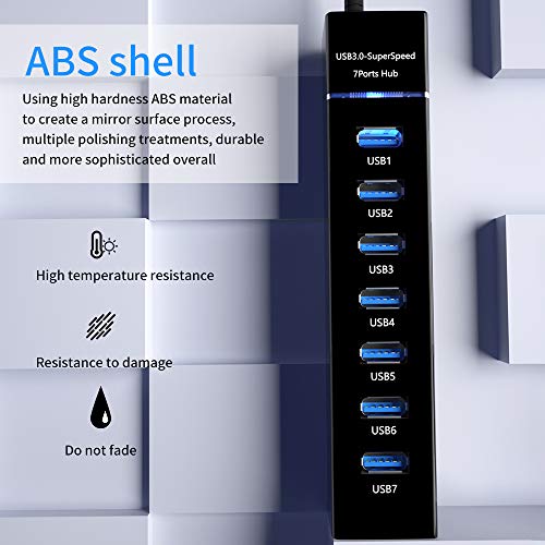 Hub Chia 7 Cổng USB 3.0 - Bộ Chia 7 Cổng USB 3.0