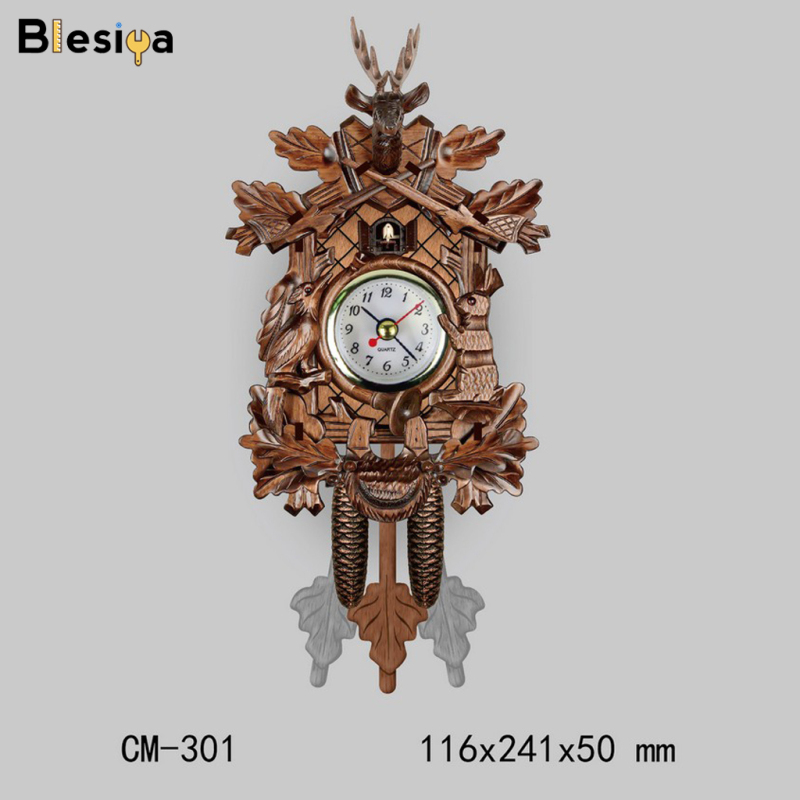 Đồng Hồ Treo Tường Blesiya Antique Cuckoo Đồng Hồ Gỗ Cổ Điển Trang Trí Nội Thất Quà Tặng Tuyệt Vời bán chạy