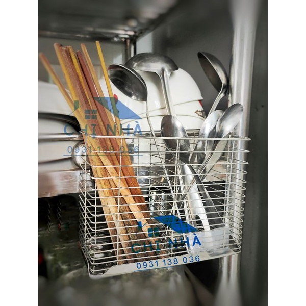 Ống Đũa INOX 201 Treo Tường
