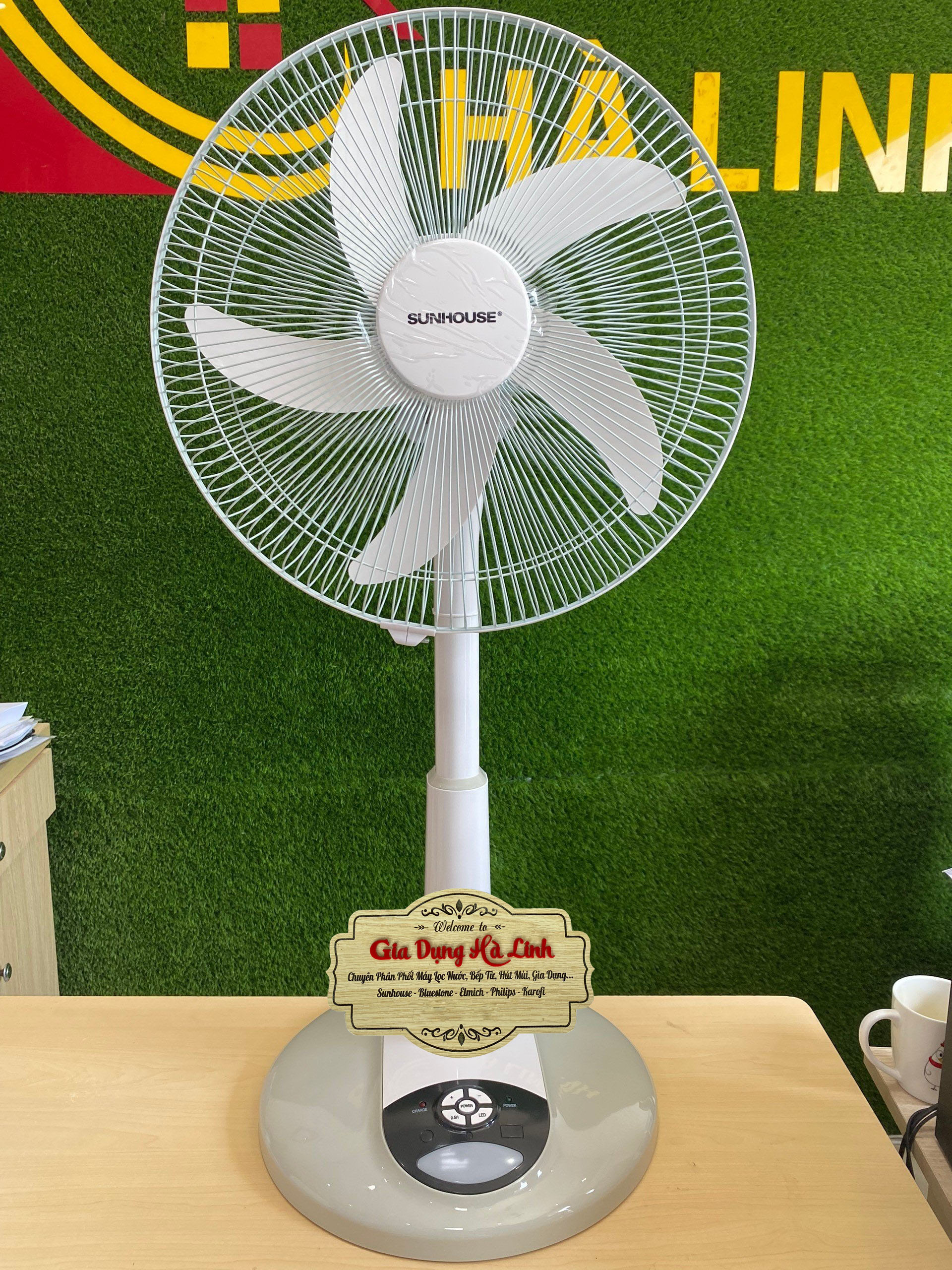 Quạt tích điện Sunhouse SHD7228 - Quạt sạc điện Sunhouse SHD7223 - Quạt tích điện pin Lithium SHD7116 - Quạt sạc SHD7115, Hàng chính hãng, Bảo hành 12 tháng