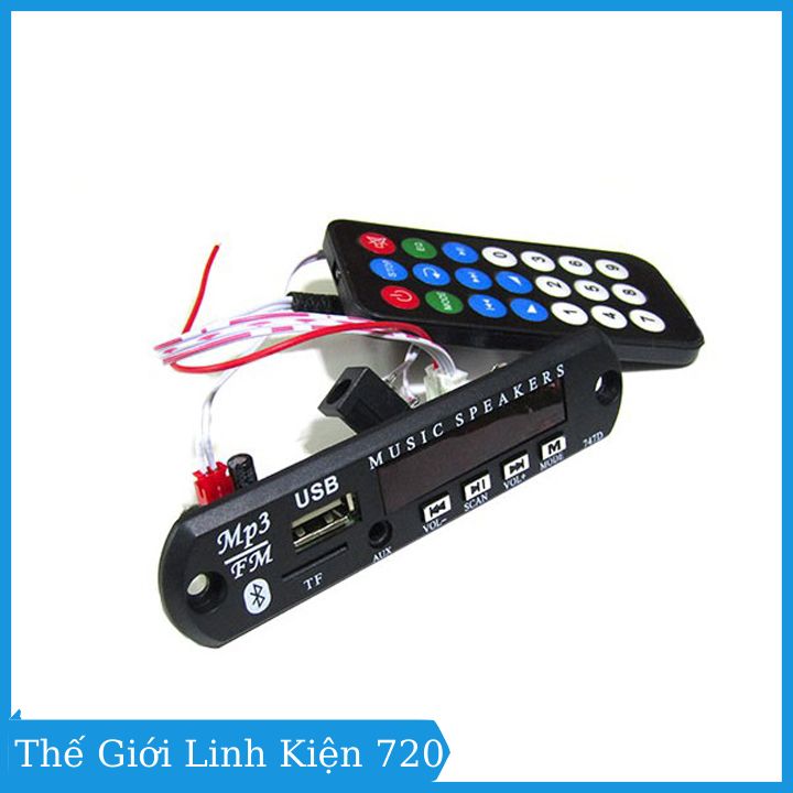 Mạch giải mã MP3có BLUETOOTH 7-12VDC