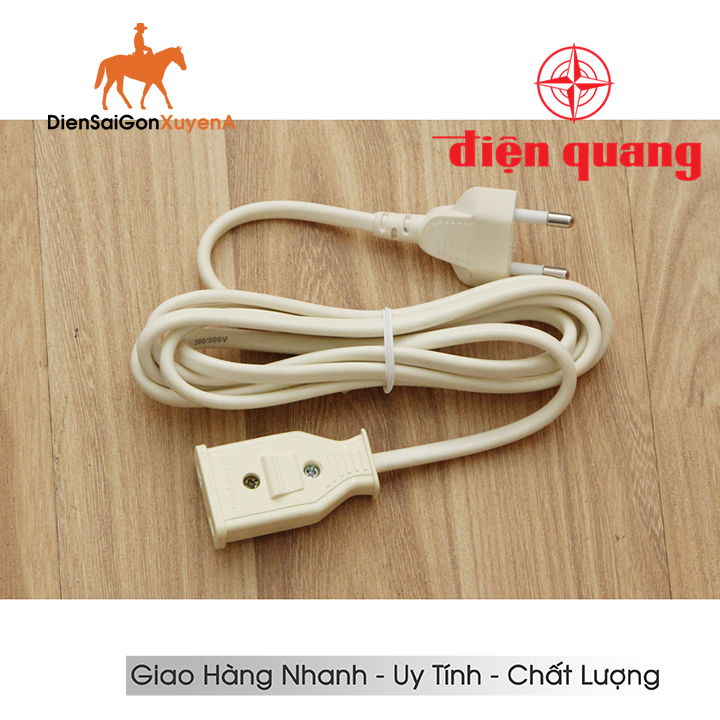 Dây điện nối dài 2m epf 2w.2pn điện quang - điện sài gòn xuyên á
