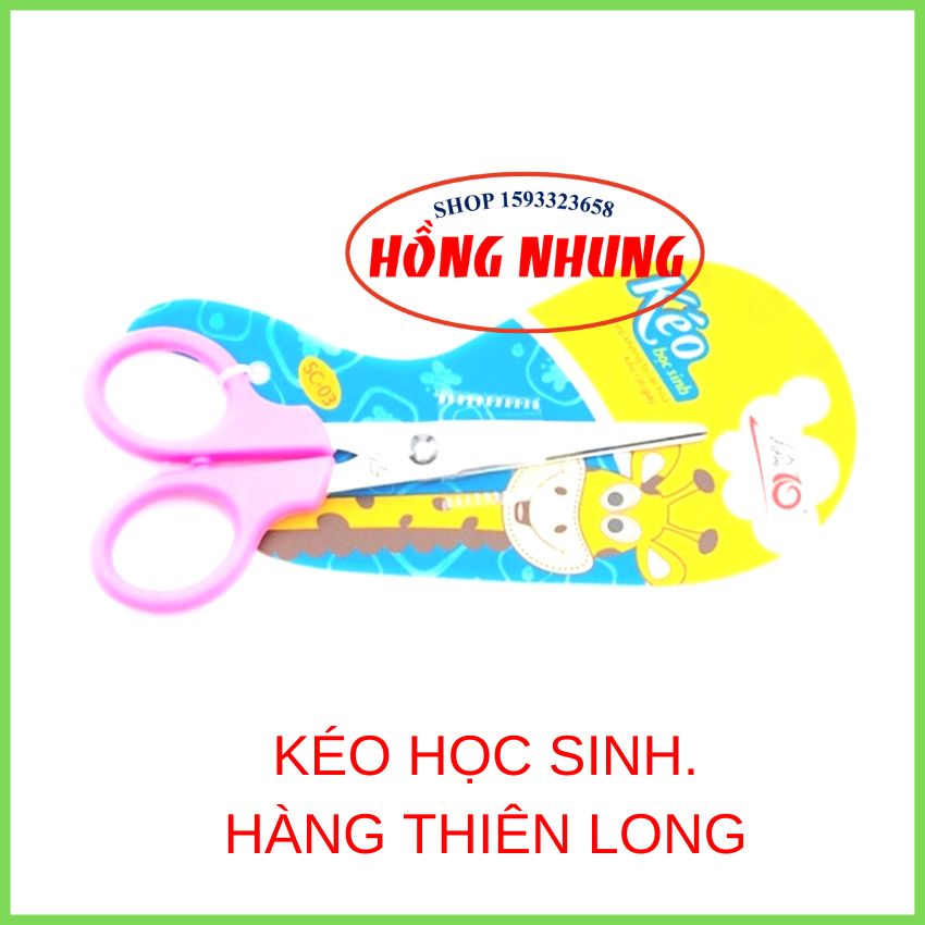[ Mới] Kéo Học Sinh Điểm 10 Thiên Long TP-SC03