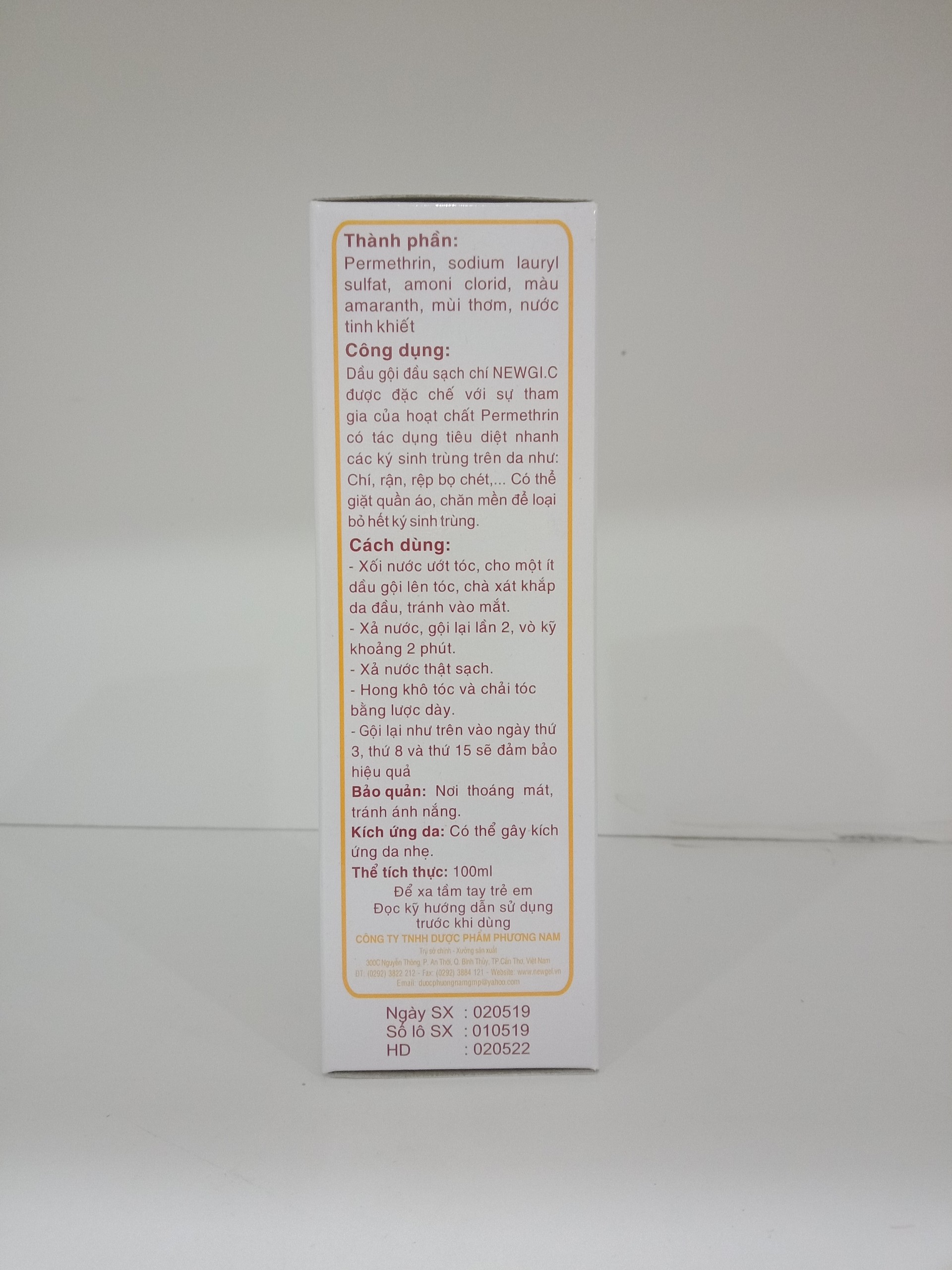 Dầu Gội Tri Chấy (chí) NEWGI.C ( lọ 100ml )