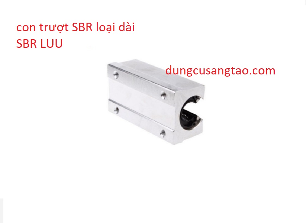 Con trượt SBR16 / SBR20 / Con trượt khuyết (dùng cho thanh trượt tròn có đế SBR)