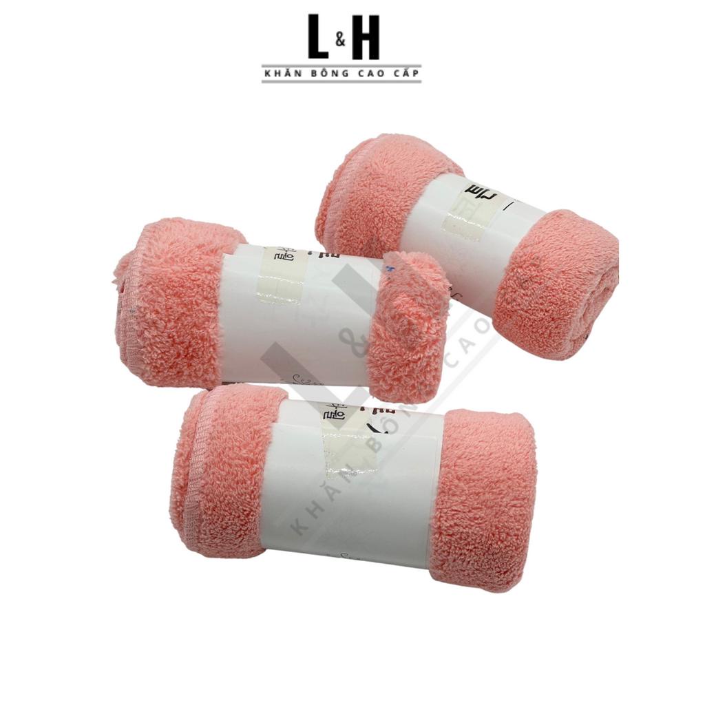 Combo 10 Khăn Mặt Lông Cừu, Trơn, Siêu Mịn, Kt 30X50Cm