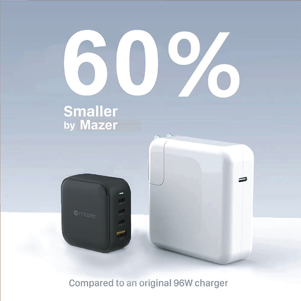 Củ Sạc Mazer Infinite.BOOST SuperMINI GaN PD 100W Wall Charger