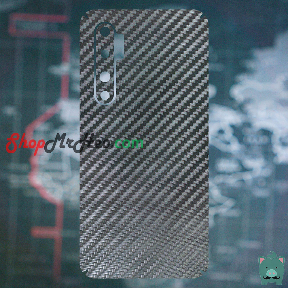 [HCM]Skin Dán Mặt Sau Lưng Vân Nhôm Xiaomi Mi Note 10 - Note 10 Pro - CC9 Pro - Mi Note 10 Lite