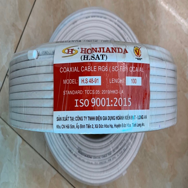 Dây cáp 5C 48Tim 100ya HJD (nhãn đỏ) (Cuộn) - SP000777