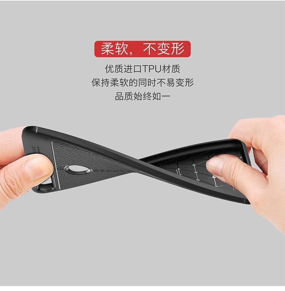 Ốp Lưng Silicon Vân Da Cho Huawei Y7 Prime (2018) - Auto Focus