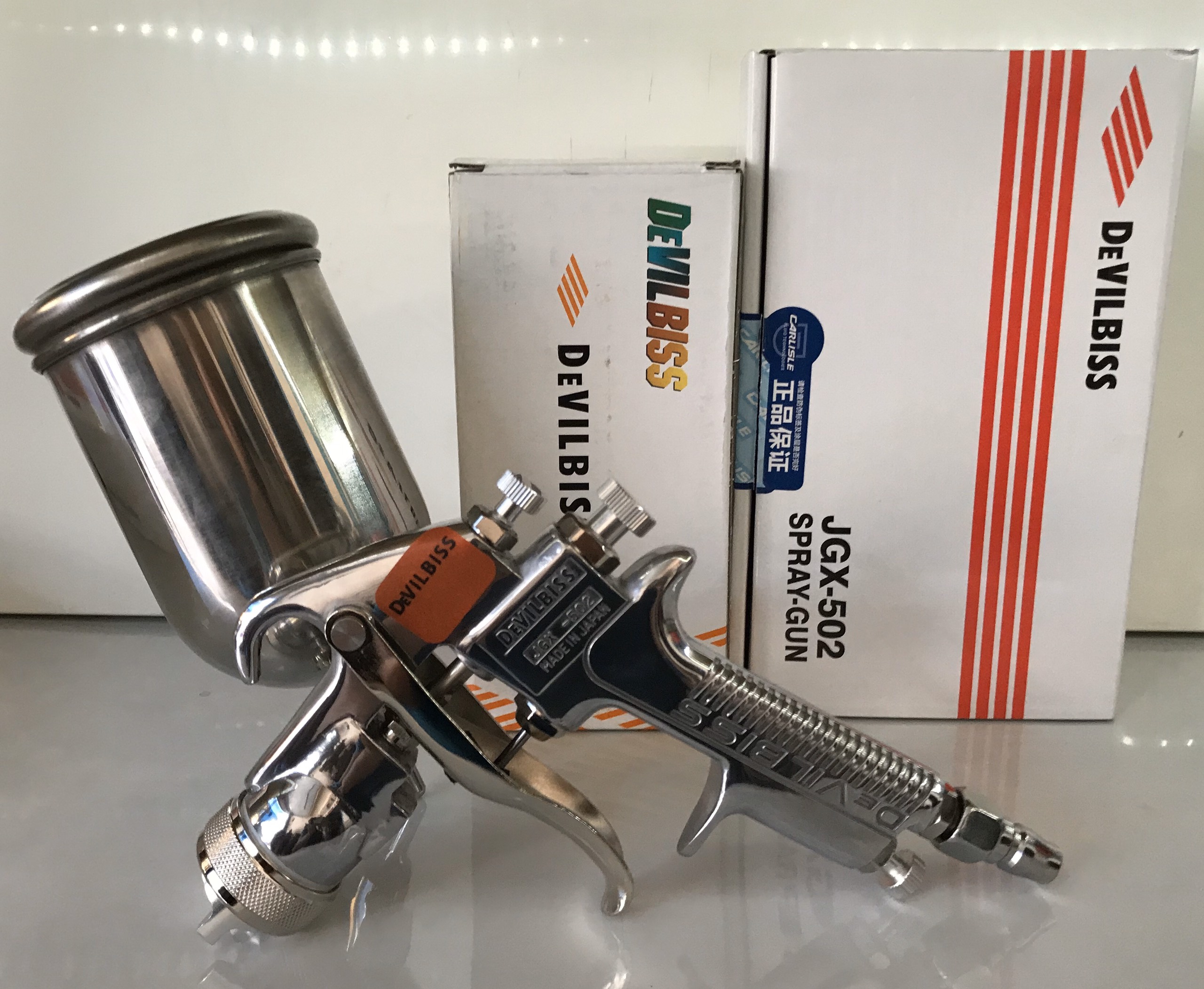 Dụng Cụ Phun Sơn Màu Xe Oto JGX-502 Thương Hiệu DevilBiss Nhật Bản Chính Hãng