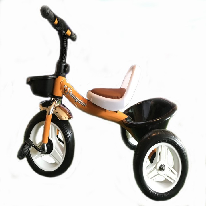 XE ĐẠP BA BÁNH YÊN DA MẪU MỚI