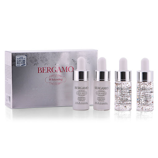 Set 4 Lọ Serum Dưỡng Da Trắng Sáng Bergamo Vita Snow White Whitening