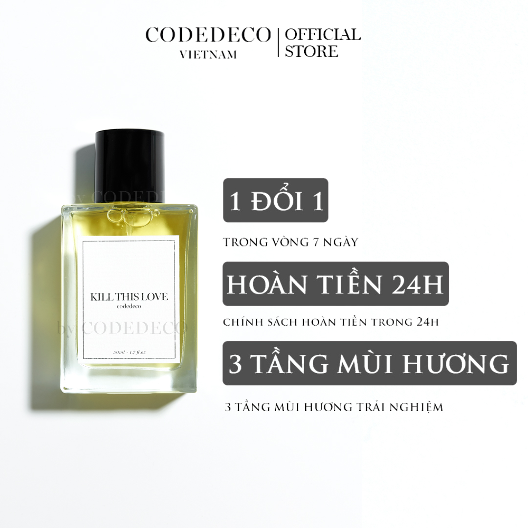 Tinh dầu nước hoa CODEDECO Kill This Love 50ml