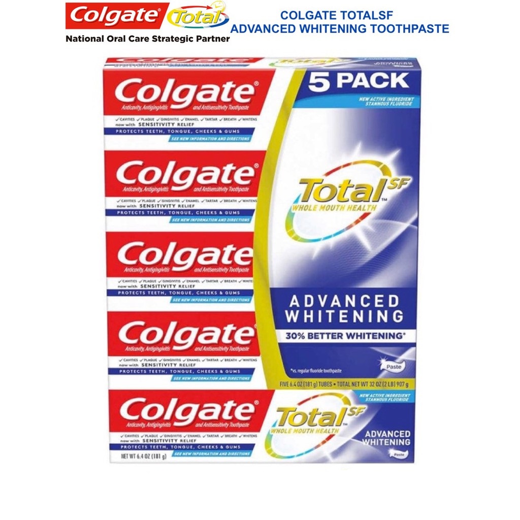 Kem Đánh Răng Colgate Total Advanced Whitening 181g - Mỹ
