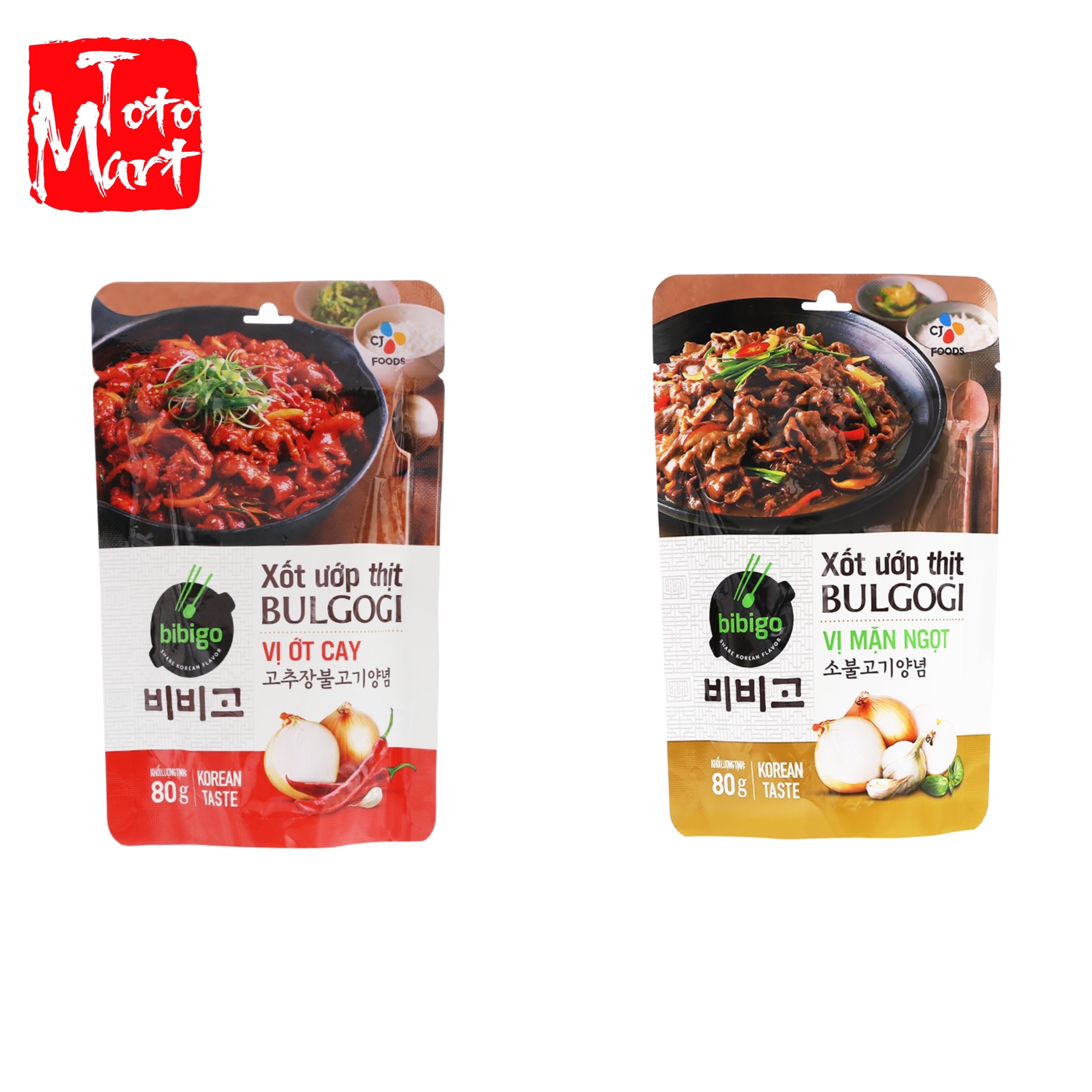 Xốt ướp thịt Bulgogi Bibigo (80g)