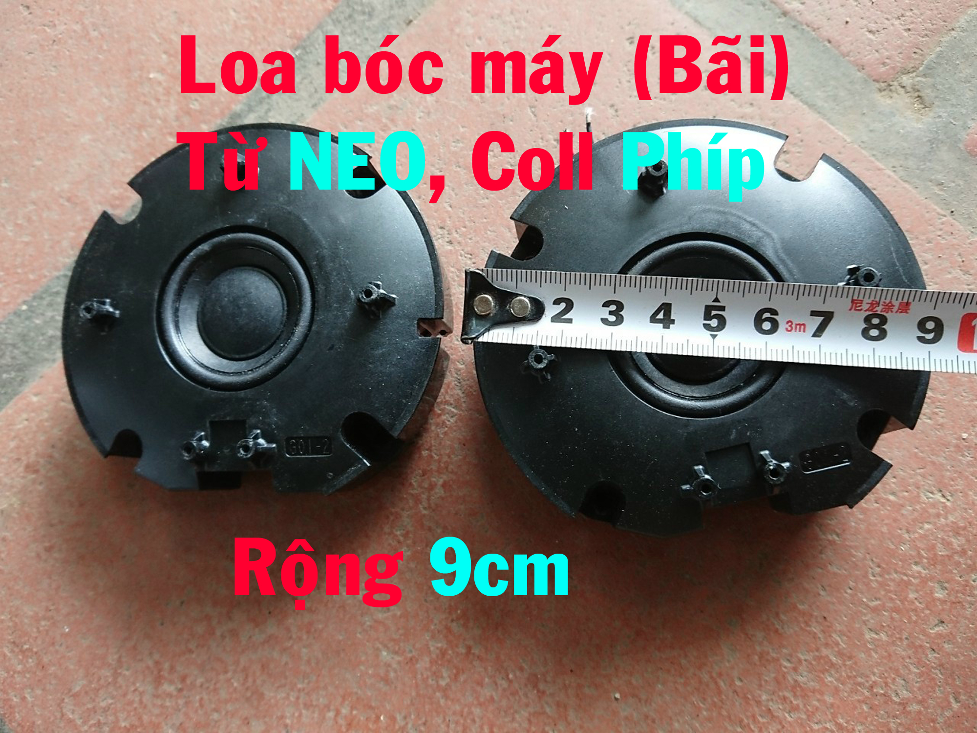 Cặp Loa toàn dải bóc máy, Xịn... Từ Neo, Coll Phíp