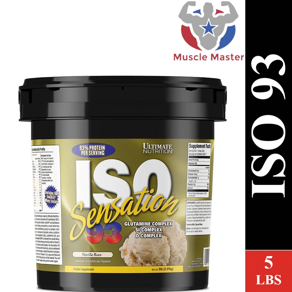 [TẶNG BÌNH] Thực Phẩm Tăng Cơ Nạc Iso Sensation 93 5lbs