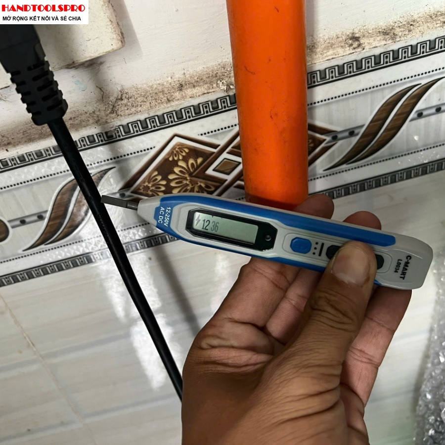 Bút thử điện hiển thị số 135mm L0034 C-MART (HÃNG ĐỔI MẪU NEW 2025)