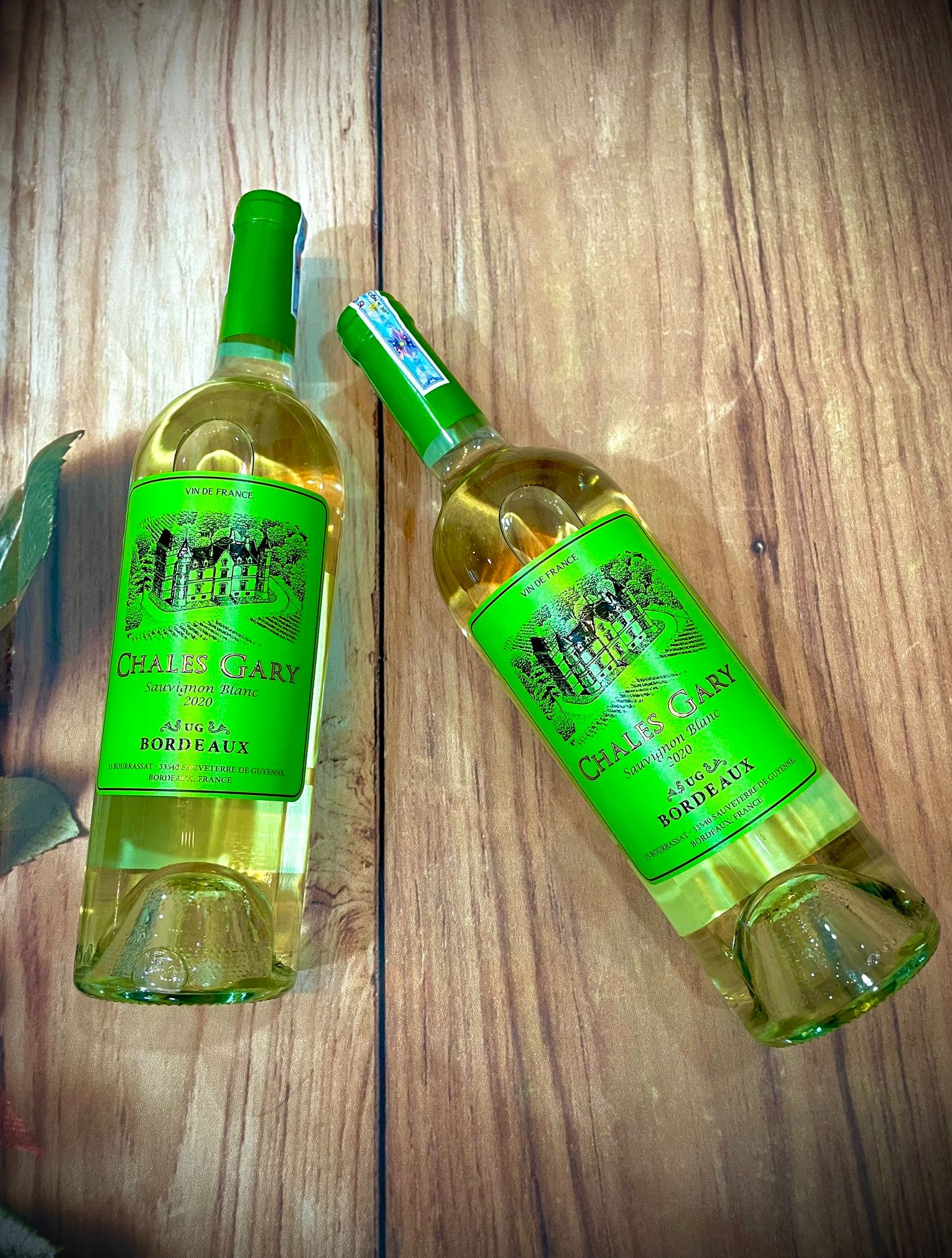 Vang Pháp Chales Gary Sauvignon Blanc