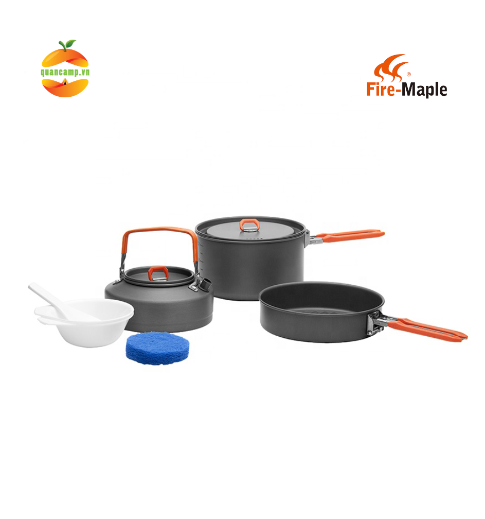 [HCM]Bộ nồi nấu ăn dã ngoại Fire Maple Feast 2