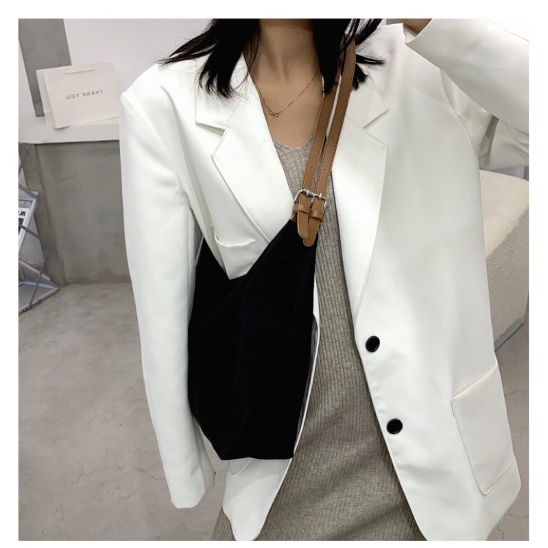 Túi Tote 2 Quai Da Ulzzang Công Sở (Có Sẵn)