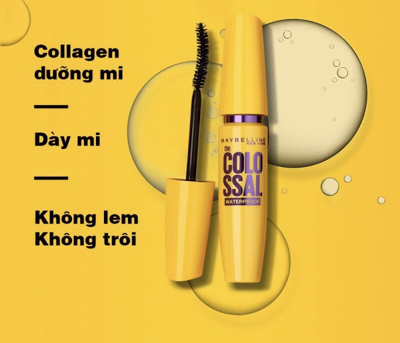 Chuốt mi vàng Maybelline vàng