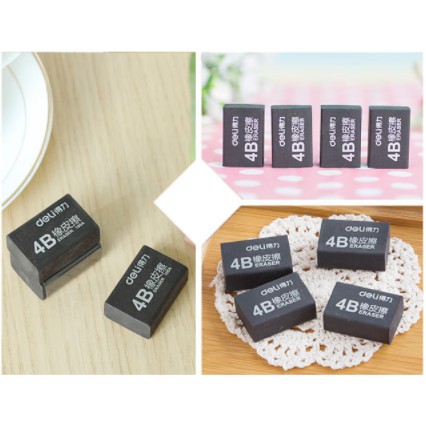 Combo 5 Tẩy bút chì gôm vàng 4B