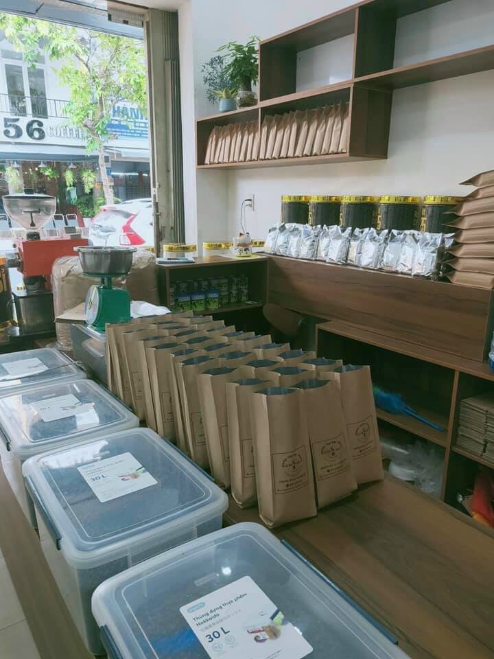 [1kg/size] túi giấy kraft 4 biên - đựng trà cafe
