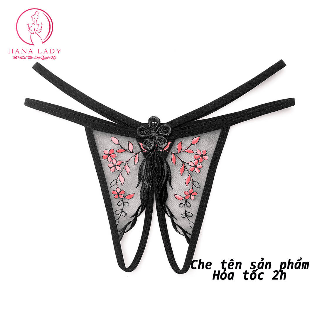 Quần lọt khe dây ren sexy, quần lọt khe họa tiết hoa ,quần lọt khe LK087.