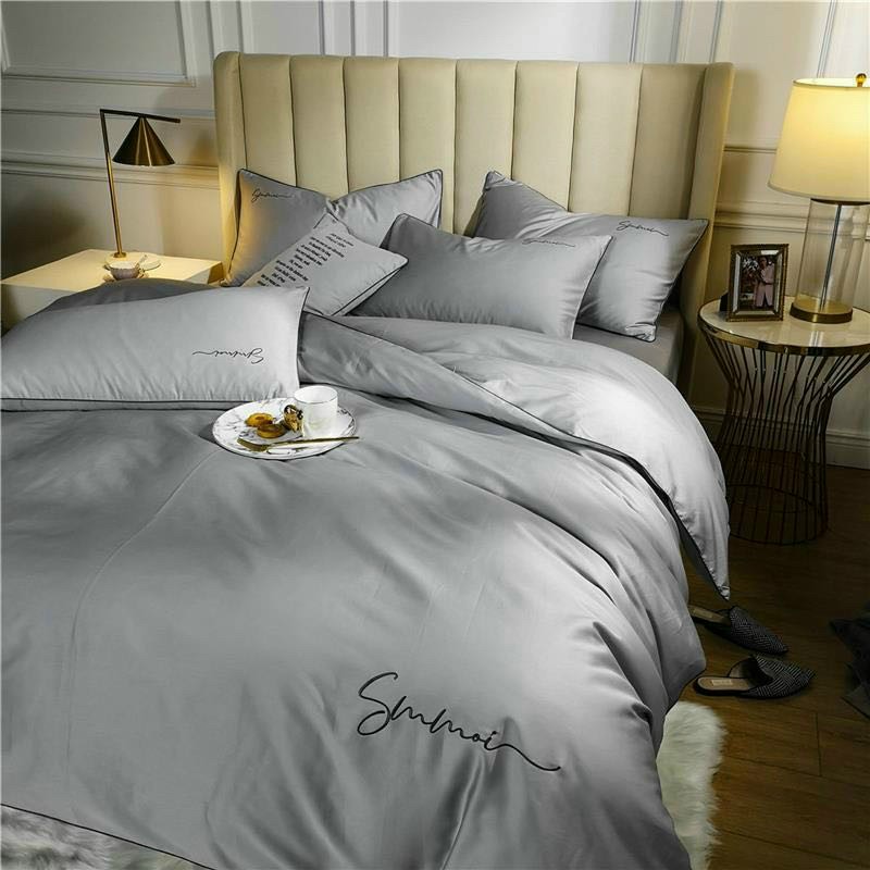 Bộ Chăn Ga Gối Lụa Sumoi 60s nhập khẩu cao cấp (mẫu y hình)