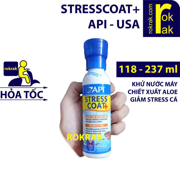 Dung dịch Stress Coat CHAI NGUYÊN 118ml 237ml Chống sốc cho cá stresscoat + API USA