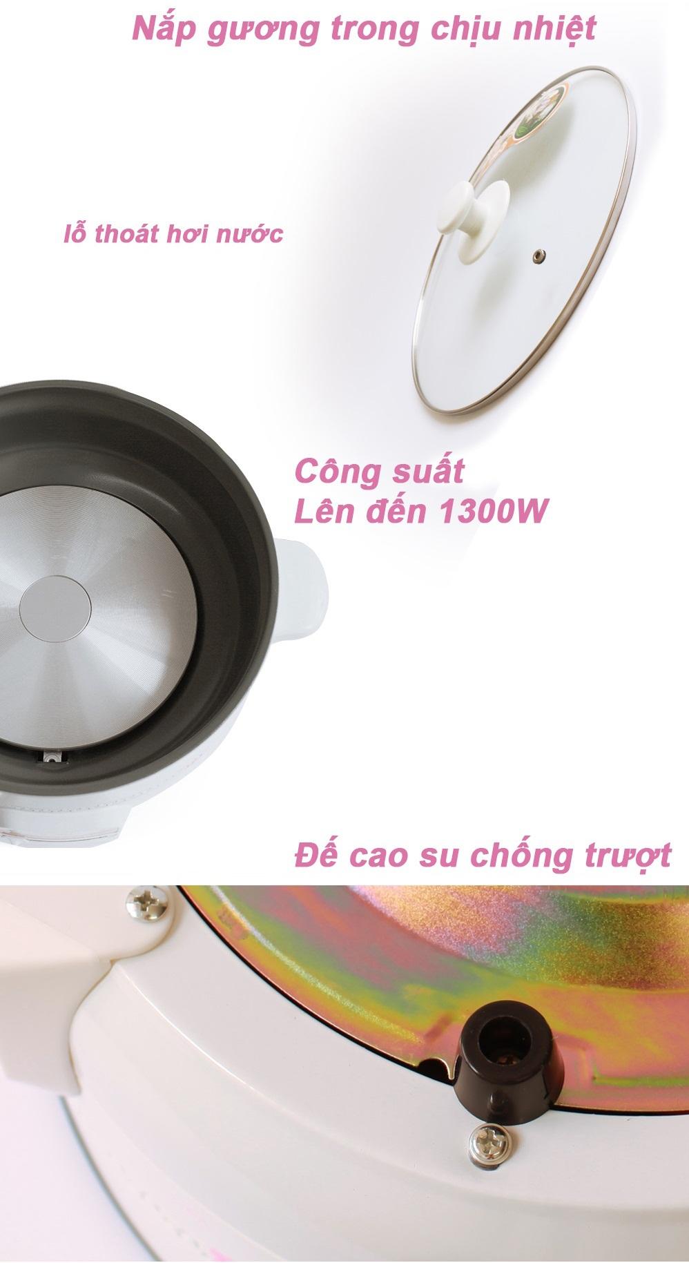 NỒI LẨU ĐIỆN 3.5 LÍT COMET CM7731