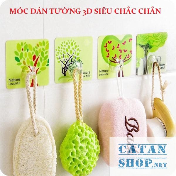Combo 10 Móc dán tường 3D siêu chắc chắn, MÓC DÁN THẦN THÁNH đa năng siêu chịu lực là sản phẩm rất tiện ích và rất dễ sử dụng